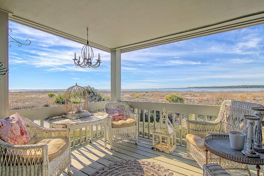 Luxury Seabrook Beachfront W/Spectacular Sunsets Exterior photo